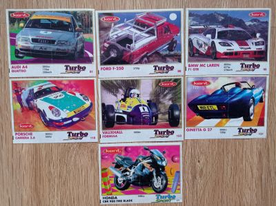 Лот: 19896993. Фото: 1. вкладыши TURBO Sport. Наклейки, карточки, вкладыши