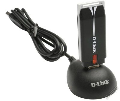 Лот: 5548341. Фото: 1. Сетевая карта WI-FI USB D-Link... Сетевые карты
