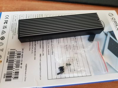 Лот: 25620380. Фото: 1. Неисправен! Адаптер NVMe-USB Orico... Внешние жесткие диски