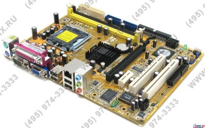 Лот: 10913304. Фото: 1. Материнская плата Asus P5V-VM... Материнские платы