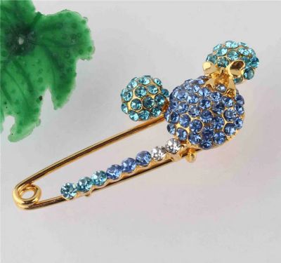 Лот: 3696712. Фото: 1. Брошь булавка заколка 14k Yellow... Броши