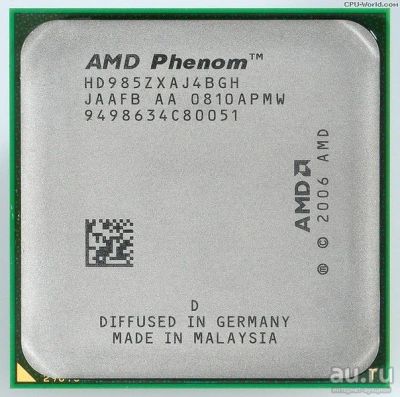 Лот: 17046225. Фото: 1. Процессор AMD Phenom X4 9550 2200MHz... Процессоры