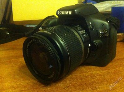 Лот: 1938915. Фото: 1. Canon EOS 550D KIT (18-55mm IS... Цифровые зеркальные