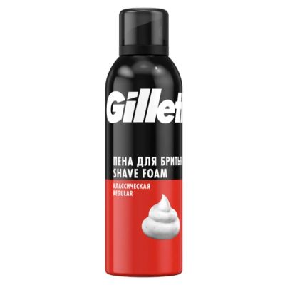 Лот: 24116869. Фото: 1. Пена для бритья, Gillette, Regular... Уход за лицом 