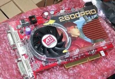 Лот: 881255. Фото: 1. gecube radeon hd 2600 pro agp... Видеокарты