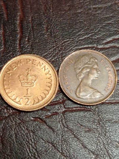 Лот: 20042527. Фото: 1. 1/2 пенни Великобритании. Елизавета... Великобритания и острова