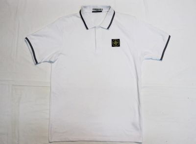 Лот: 5417155. Фото: 1. Stone Island поло (белое). Футболки, поло