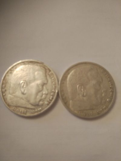 Лот: 16739466. Фото: 1. 5 марок 1935 года.2 шт.серебро... Россия до 1917 года