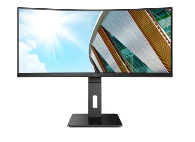 Лот: 20651425. Фото: 1. 34" Монитор AOC CU34P2A черный. ЖК-мониторы