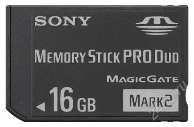 Лот: 131185. Фото: 1. Memory Stick Pro Duo 16GB. Запчасти для игровых приставок, консолей
