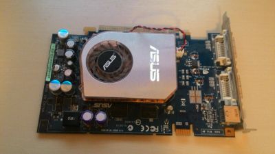 Лот: 4800166. Фото: 1. Видеокарта ASUS NVidia EN7600GT... Видеокарты