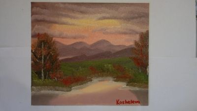 Лот: 3695078. Фото: 1. Картина "Вдохновение". Произведения