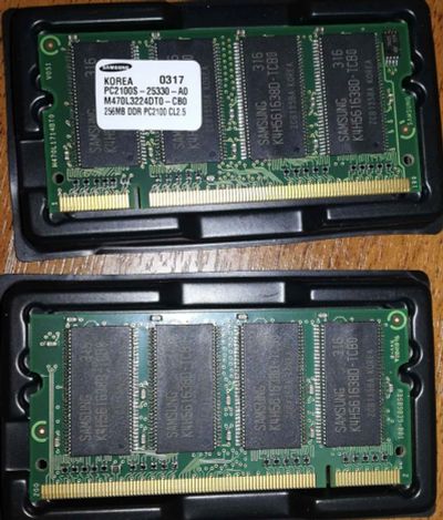 Лот: 18716010. Фото: 1. SoDimm ddr1 samsung. Оперативная память