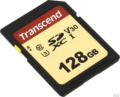 Лот: 12339568. Фото: 1. Карта памяти SD XC 128 GB Transcend... Карты памяти