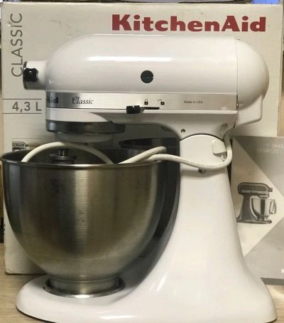 Лот: 16060970. Фото: 1. Миксер Kitchenaid 5k45ssewh. Пищевое