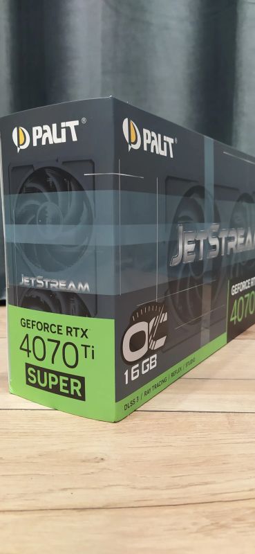 Лот: 21422135. Фото: 1. RTX 4070 Ti super Palit JetStream... Видеокарты