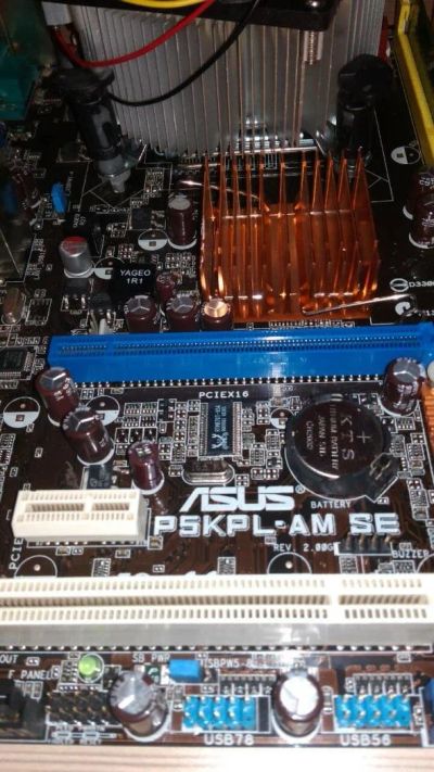 Лот: 10606996. Фото: 1. Материнская плата - Asus P5KPL-AM... Комплекты запчастей