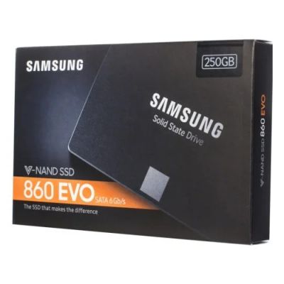 Лот: 16843185. Фото: 1. Жёсткий диск SSD Samsung 860 evo... Жёсткие диски