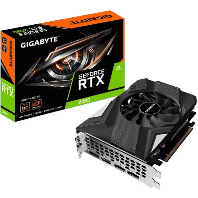 Лот: 16246154. Фото: 1. 6Gb Gigabyte RTX 2060 mini itx... Видеокарты