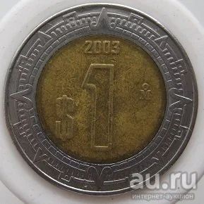 Лот: 8371479. Фото: 1. Мексика 1 песо 2003. Америка