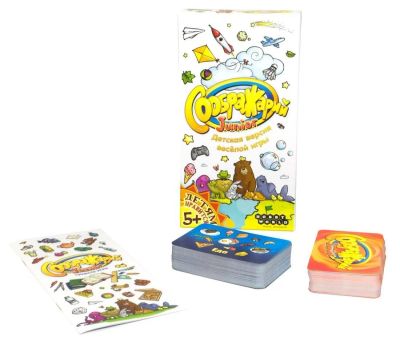 Лот: 12719941. Фото: 1. Hobby World: Соображарий Junior. Настольные игры, карты