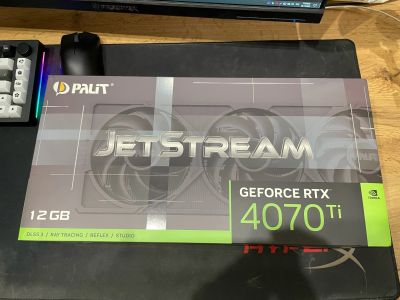 Лот: 21069227. Фото: 1. Rtx 4070 Ti Palit JetStream 12GB. Видеокарты