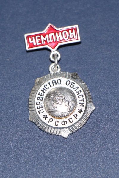 Лот: 3079725. Фото: 1. Первенство области РСФСР. Чемпион... Памятные медали