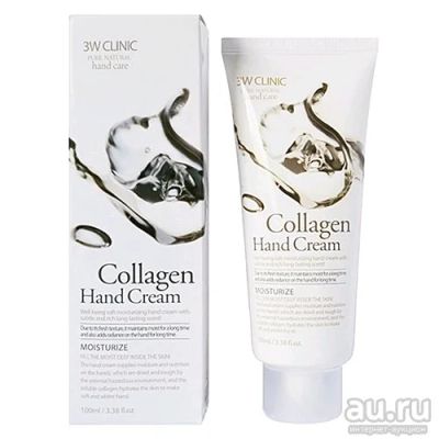 Лот: 17988058. Фото: 1. крем для рук 3W Clinic Collagen... Средства для ухода