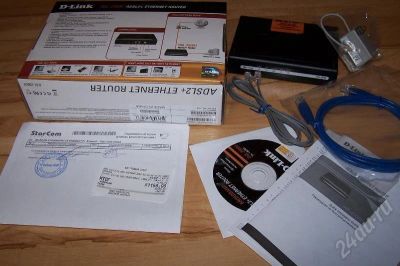 Лот: 204205. Фото: 1. Маршрутизатор ADSL2/ADSL 2+ с... Проводные модемы