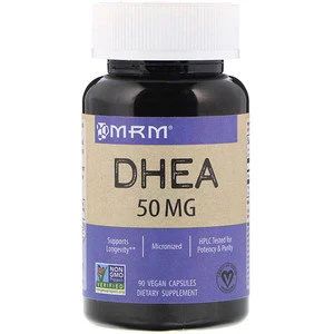 Лот: 12535465. Фото: 1. DHEA 50мг, 90кап MRM (Спортивное... Спортивное питание, витамины