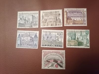 Лот: 25679686. Фото: 1. Чехословакия. Архитектура 1965... Марки