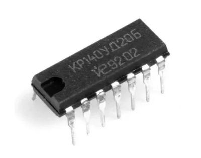 Лот: 11157800. Фото: 1. КР140УД20Б ( импортный аналог... Микросхемы