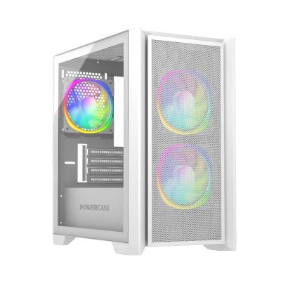 Лот: 24946716. Фото: 1. Корпус mATX Б_БП Powercase Alisio... Корпуса, блоки питания