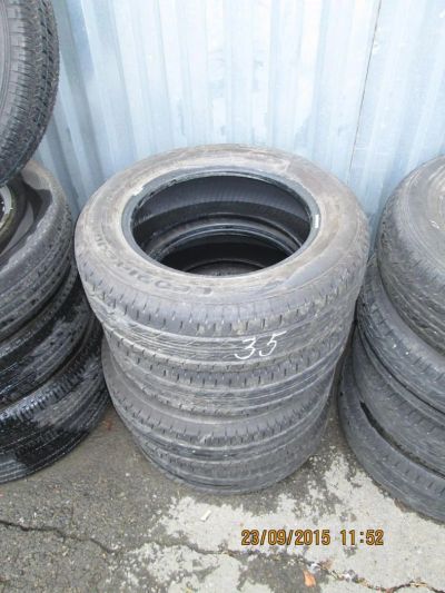 Лот: 6450775. Фото: 1. Колеса Bridgestone R14 [с.н.35... Шины