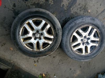 Лот: 12307564. Фото: 1. Колеса subaru r16. Шины на дисках