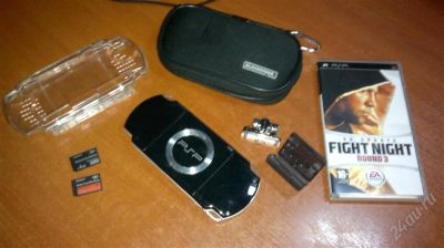 Лот: 1624933. Фото: 1. Psp black slim 2008. Игровые приставки, консоли