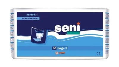 Лот: 6460666. Фото: 1. Памперсы Seni standart N30 Large... Реабилитация, уход за больными