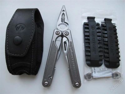 Лот: 1228466. Фото: 1. Leatherman Charge TTi + Bit Kit. Ножи, топоры