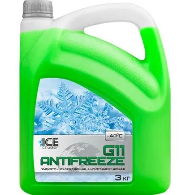 Лот: 24850521. Фото: 1. Антифриз Ice Cruizer зеленый G11... Масла, жидкости