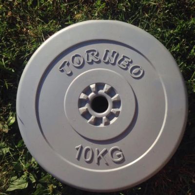 Лот: 25395294. Фото: 1. Диск для штанги Torneo 10кг. Штанги, блины