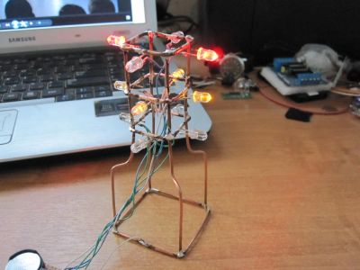 Лот: 5409756. Фото: 1. Светофор перекрёсток atmega attiny13... Микроконтроллеры