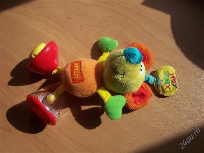 Лот: 2870775. Фото: 1. Мягкая игрушка-подвеска Playgro... Развивающие