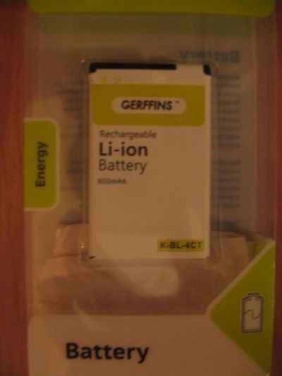 Лот: 4791208. Фото: 1. Аккумулятор Gerffins K-BL-4CT... Аккумуляторы
