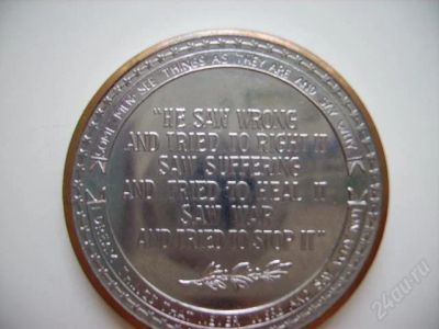 Лот: 933919. Фото: 1. Настольная медаль США,сенатор... Памятные медали