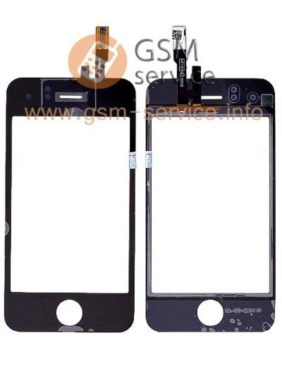 Лот: 9019443. Фото: 1. Тачскрин iPhone 3Gs черный Самовывоз... Дисплеи, дисплейные модули, тачскрины