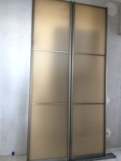 Лот: 17371405. Фото: 1. Двери 2шт. акриловые раздвижные. Шкафы, шкафы-купе