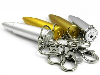 Лот: 9002811. Фото: 1. Флеш-накопитель USB2.0 8Gb Пуля... Подарки на 23 февраля