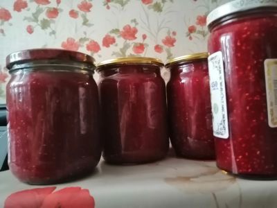 Лот: 15471229. Фото: 1. Варенье малиновое. Домашние заготовки