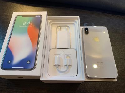 Лот: 15519084. Фото: 1. 64GB iPhone X Б/у White белый... Смартфоны