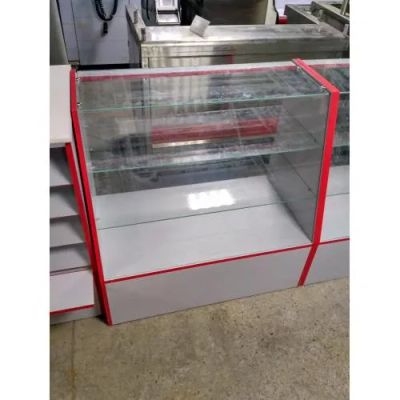 Лот: 25723339. Фото: 1. Прилавок из ЛДСП 900x900x500 стекло. Торговое